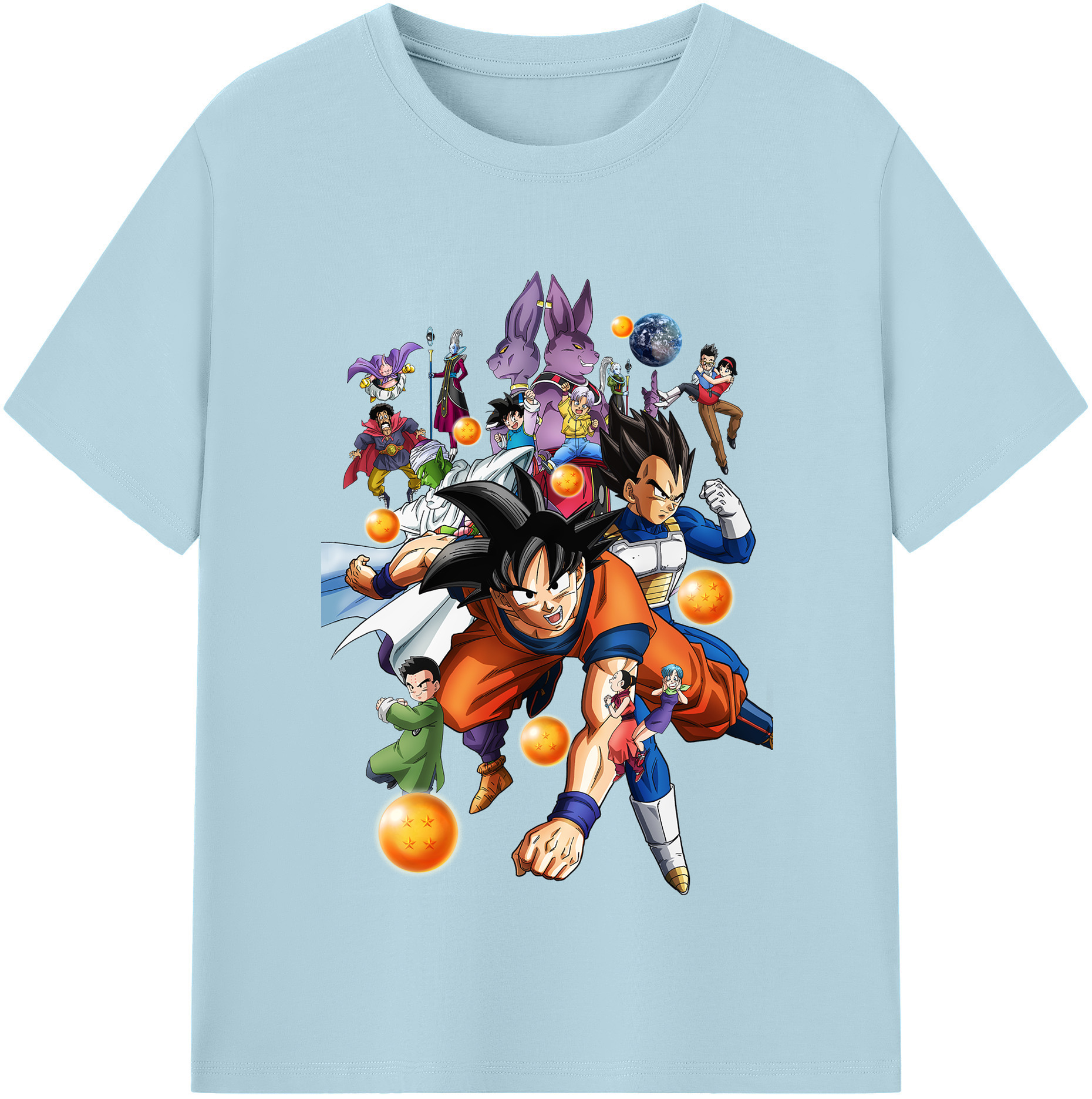 （画像用） ドラゴンボール DRAGON BALL 綿100％半袖Tシャツ（フロントプリント）